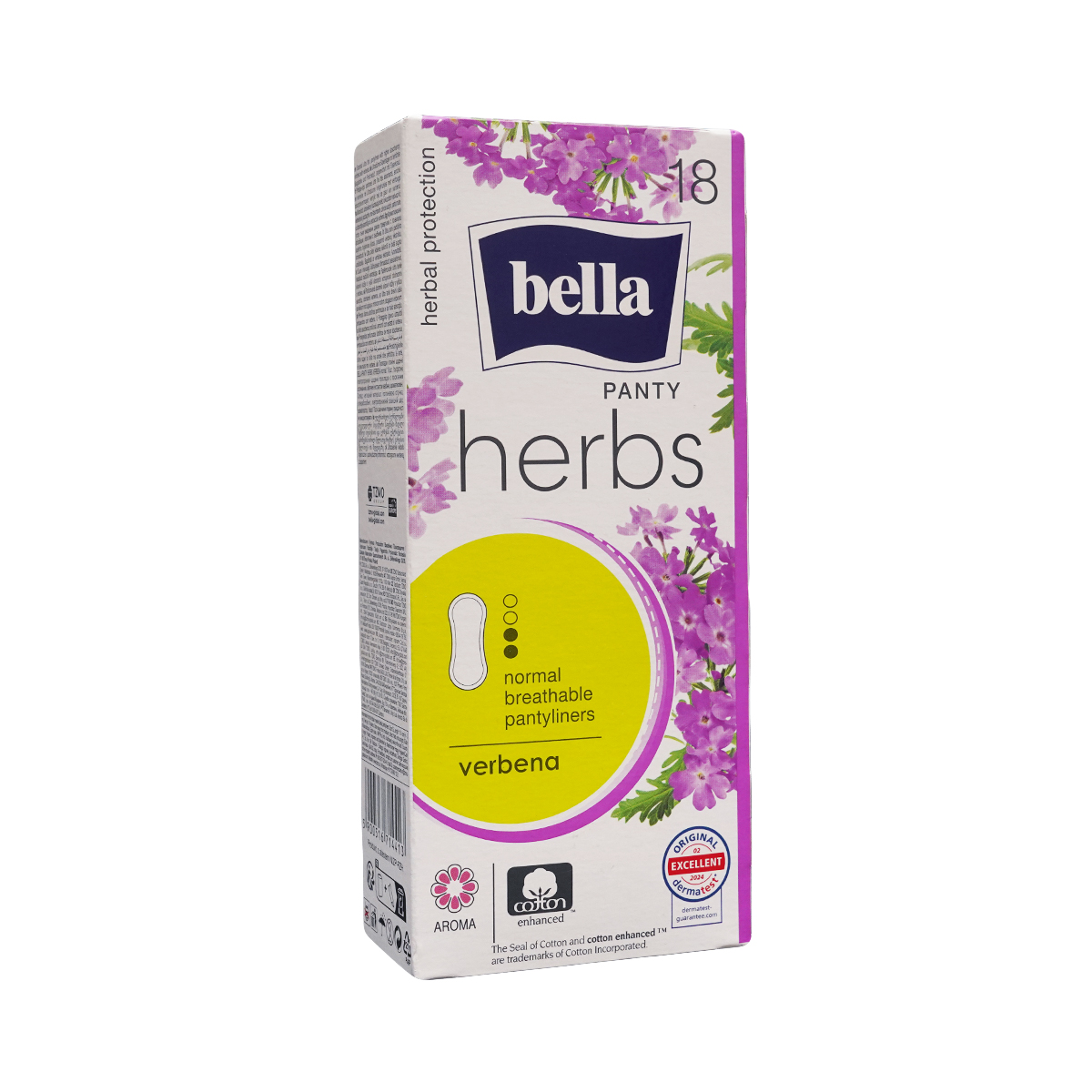 ჰიგიენური საფენი დეო ფრთიანი Verbena 18 ცალი 4413 ბელა - Bella