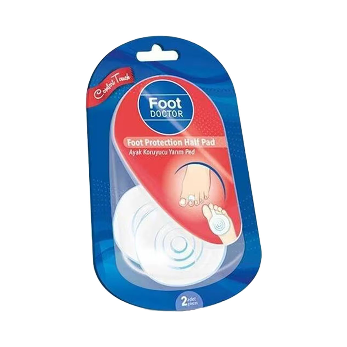 ფეხის დამცავი პადი 2 ცალი 0017 ფუტ დოქტორ - Foot Doctor
