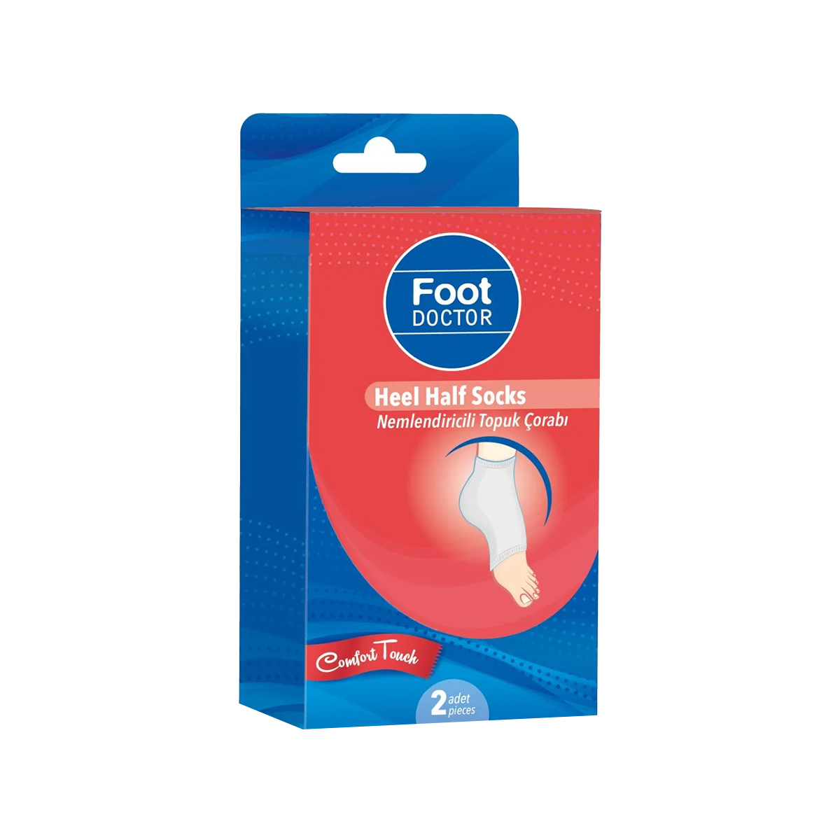 ქუსლის დამცავი წინდა 2 ცალი 0314 ფუტ დოქტორ - Foot Doctor