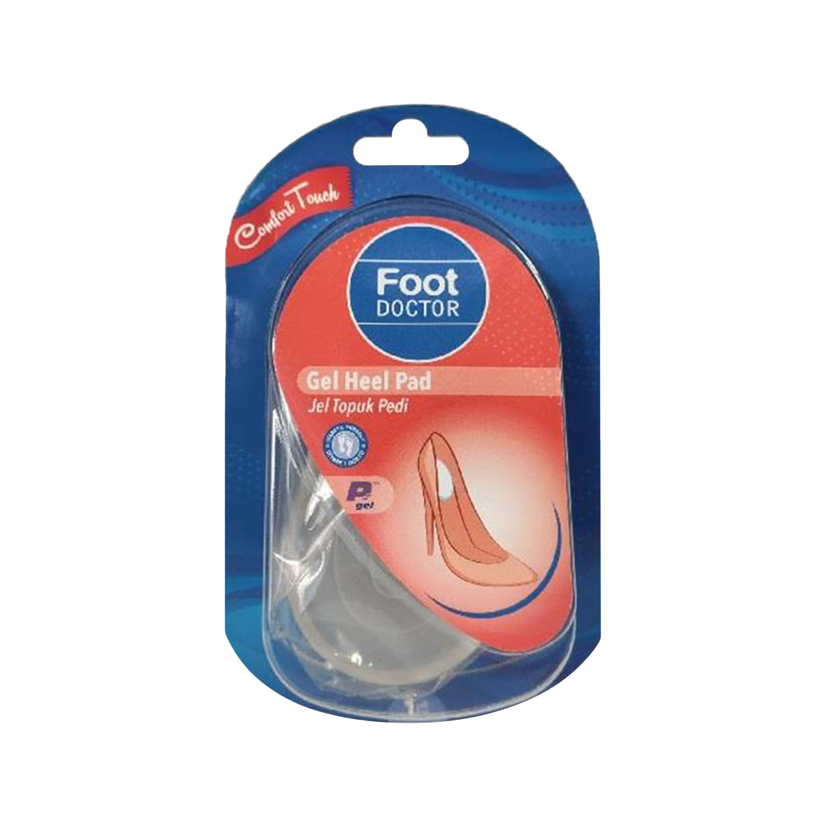 ქუსლის დამცავი ბრტყელი სილიკონის 1397 ფუტ დოქტორ - Foot Doctor