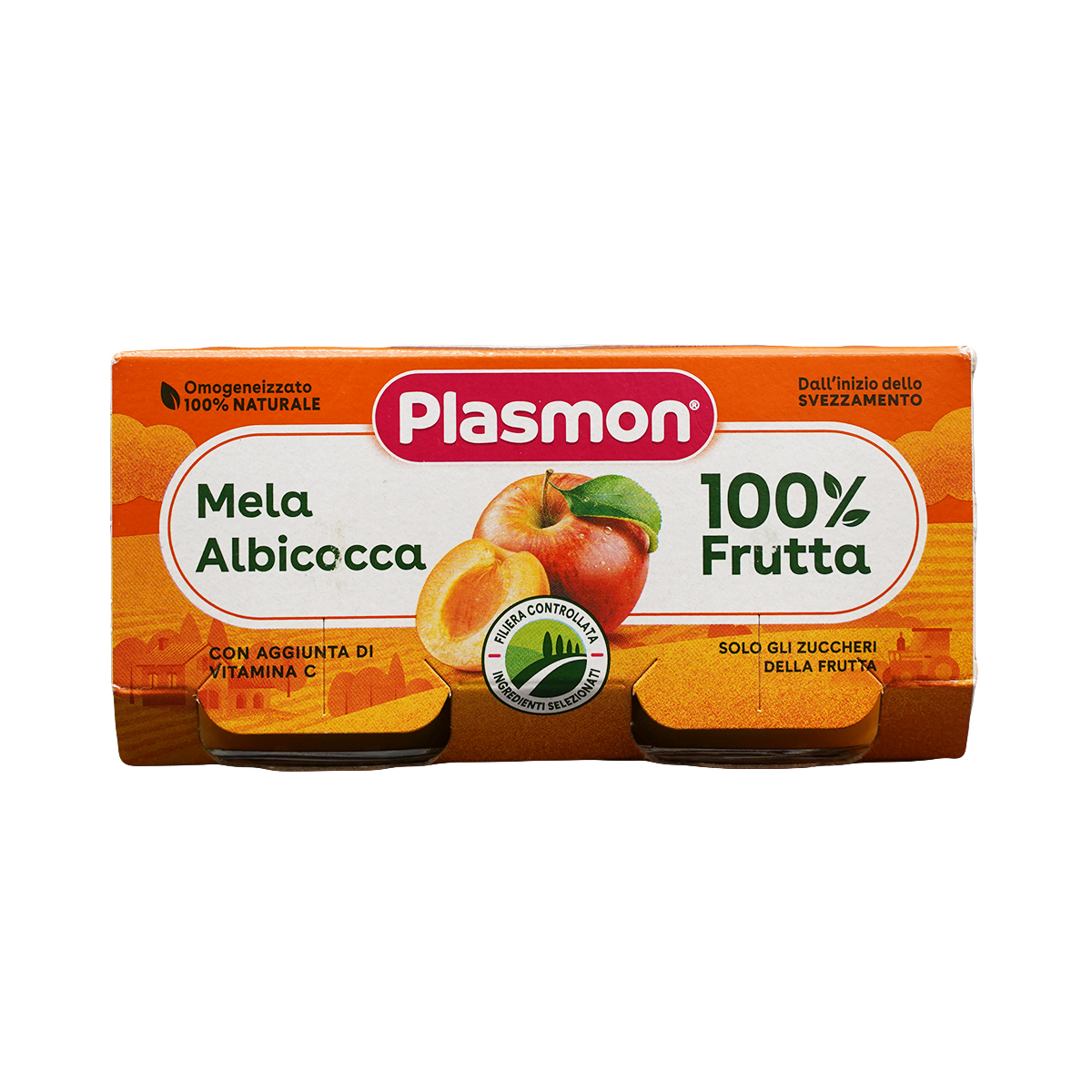 ხილფაფა გარგარი და ვაშლი 2984 პლასმონი - Plasmon