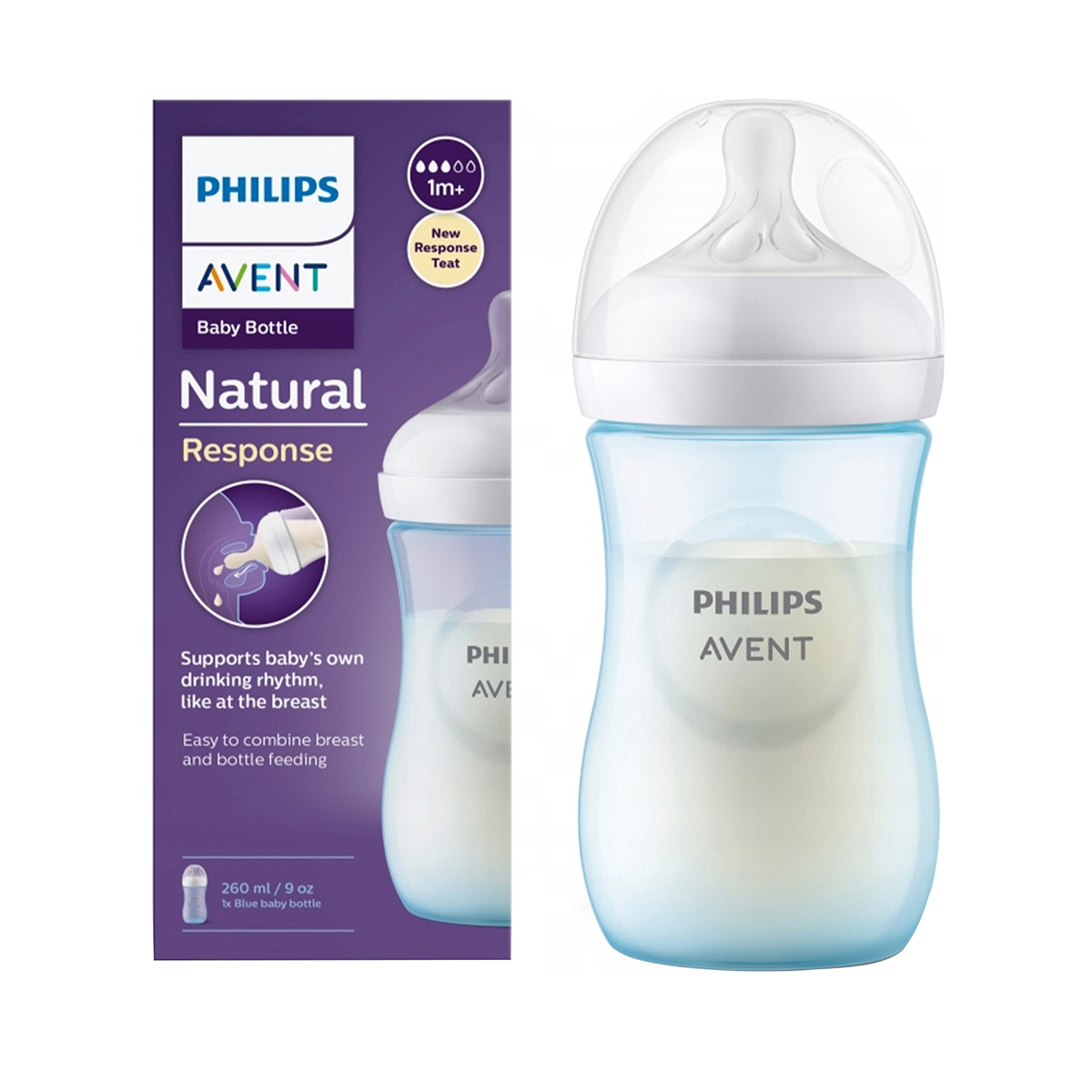 Avent - ავენტი ბოთლი 1+ თვიდან 260მლ 9677 2