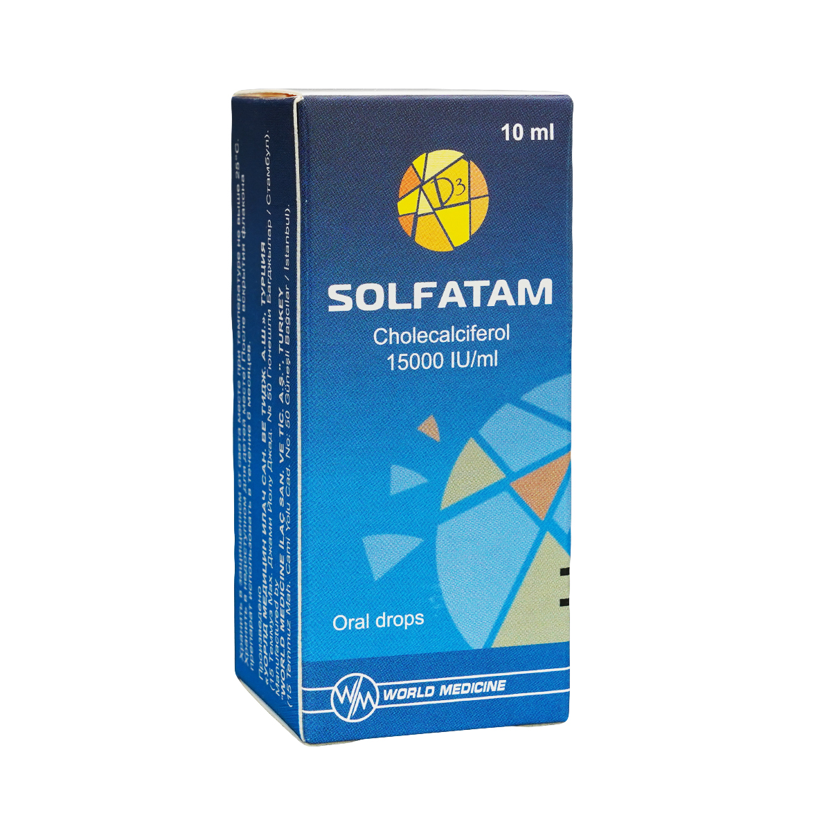 სოლფატამი - Solfatam 15000სე/მლ წვეთები 10მლ