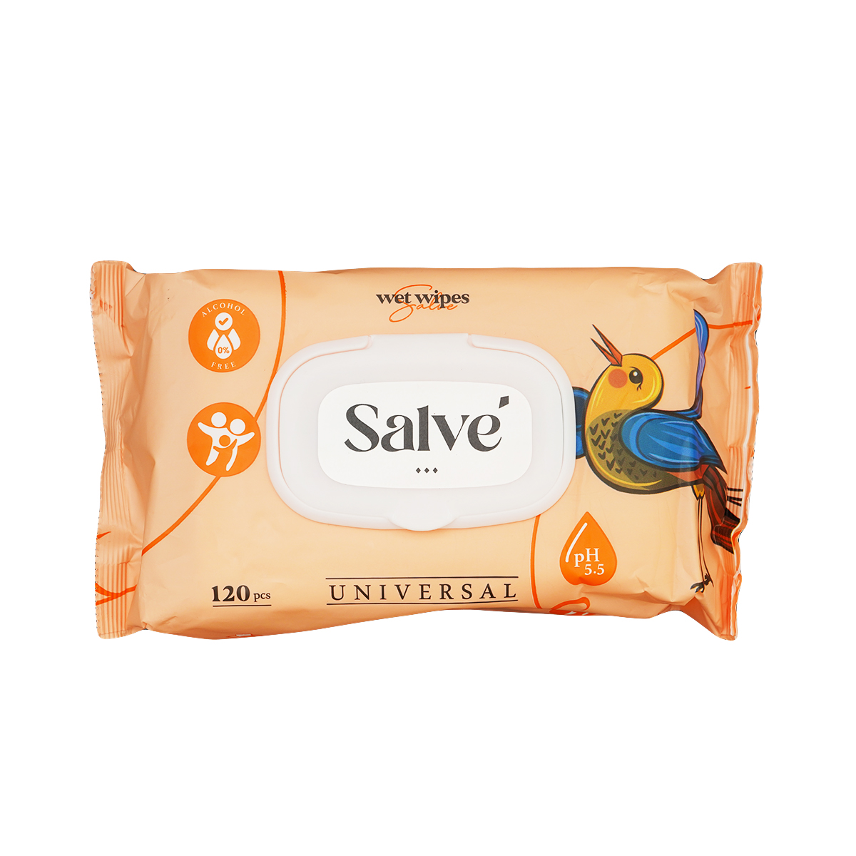 სველი ხელსახოცი უნივერსალური 120 ცალი 0171