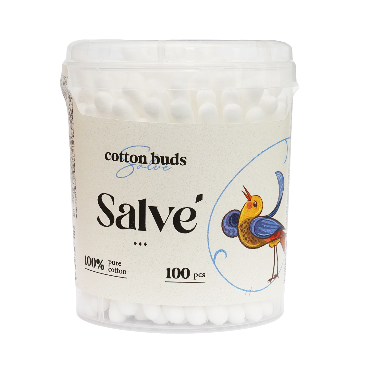 ყურის ჩხირი მრგვალი 100 ცალი 0584