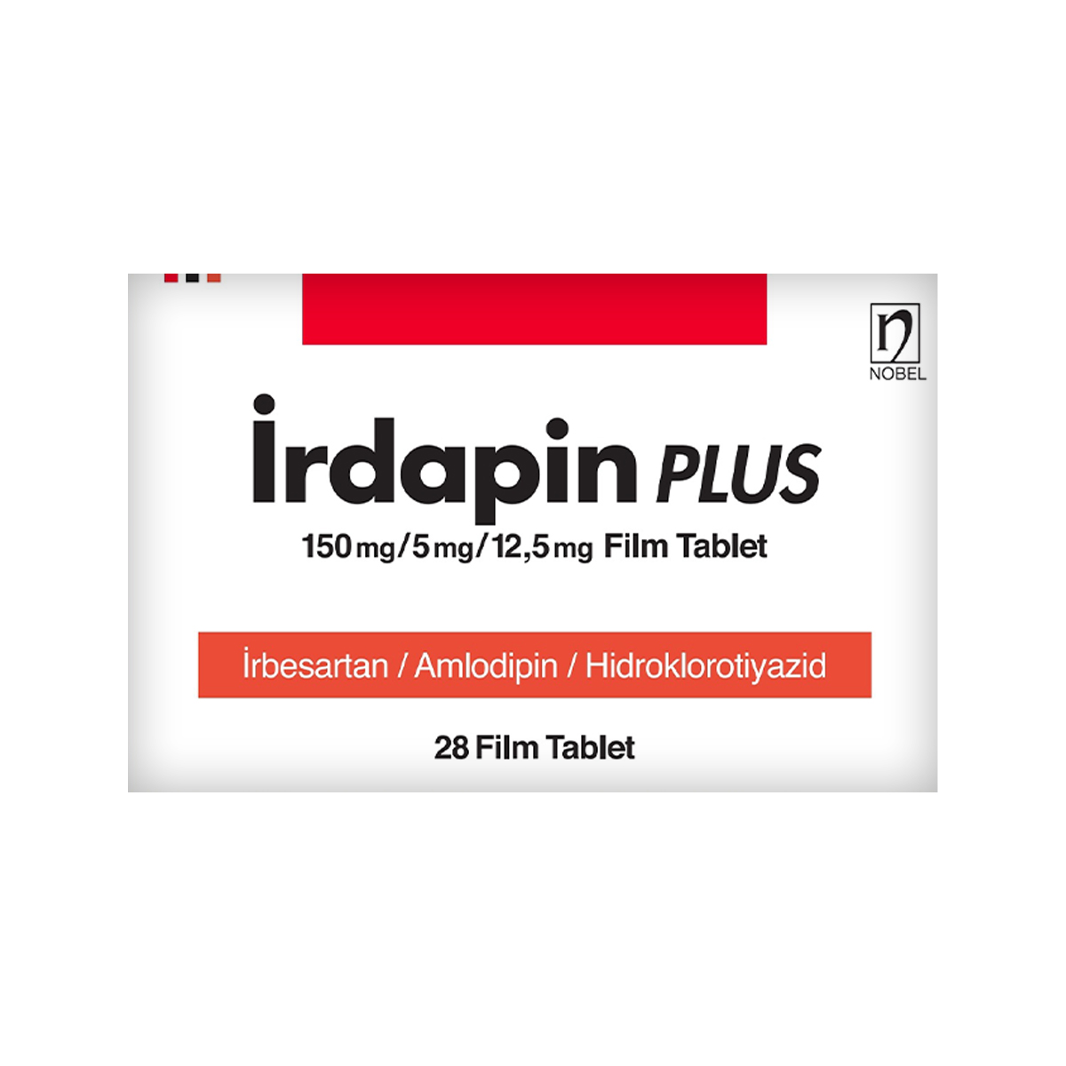 ირდაპინ პლუსი - Irdapin Plus 150/5/12.5მგ 28 ტაბლეტი