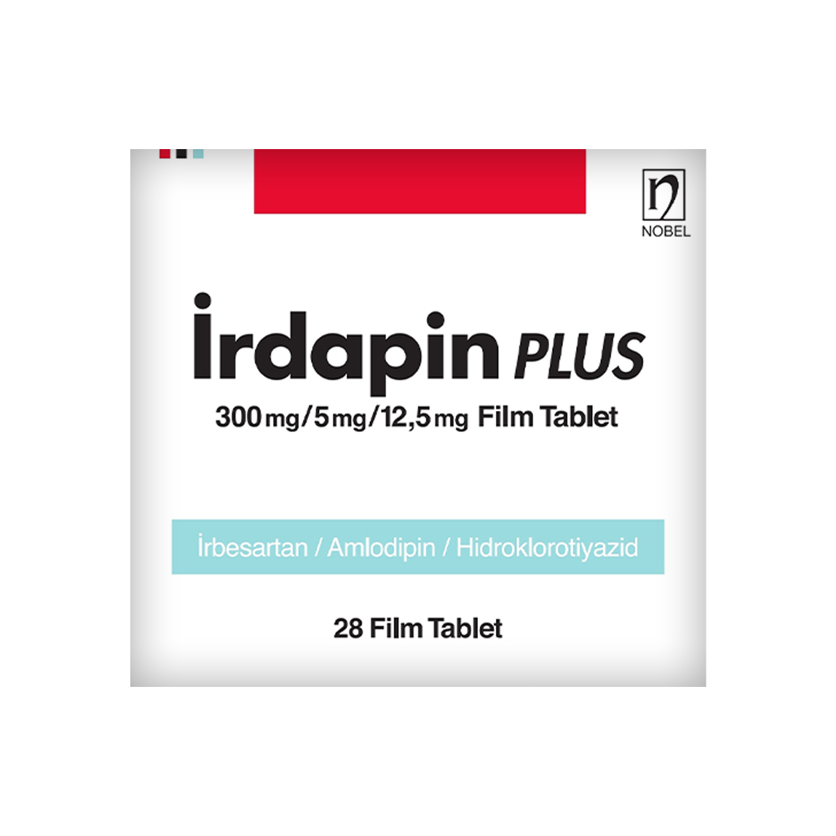 ირდაპინ პლუსი - Irdapin Plus 300/5/12.5მგ 28 ტაბლეტი