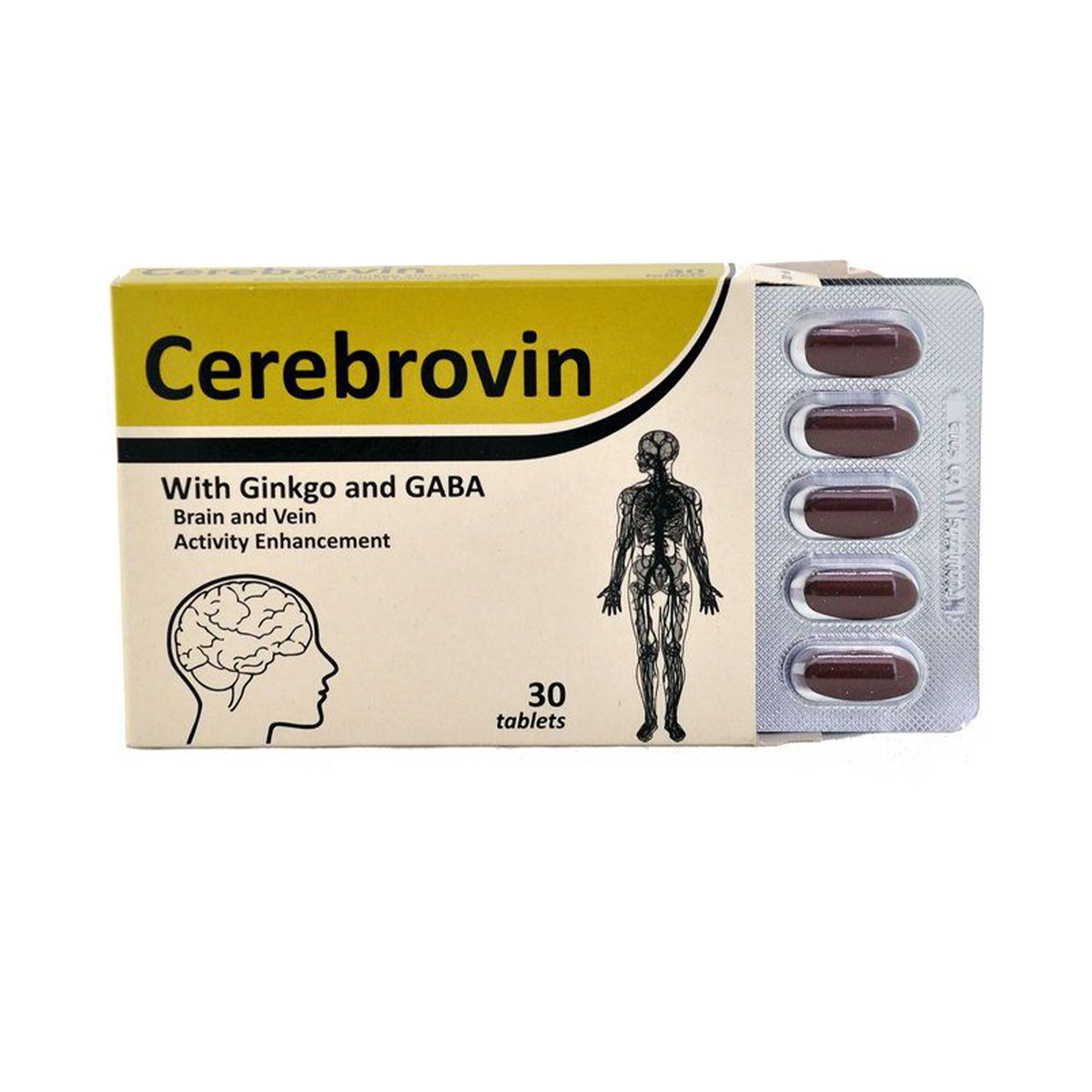 Cerebrovin - ცერებროვინი 30 ტაბლეტი