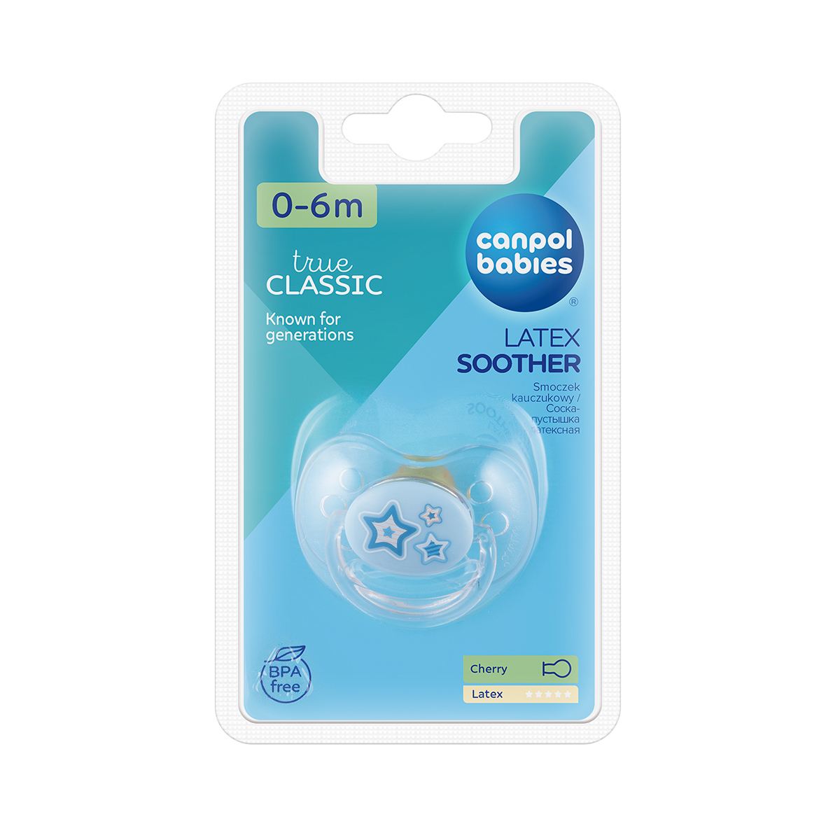 Canpol - კანპოლი მატყუარა ლატექსის მრგვალი თავით 0-6 თვე 22/431 4