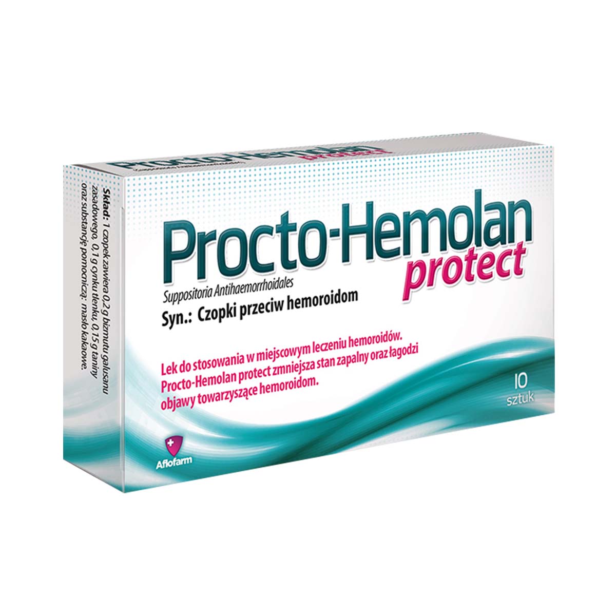 Procto-Hemolan Protect - პროქტო-ჰემოლანი პროტექტი 10 სუპოზიტორია