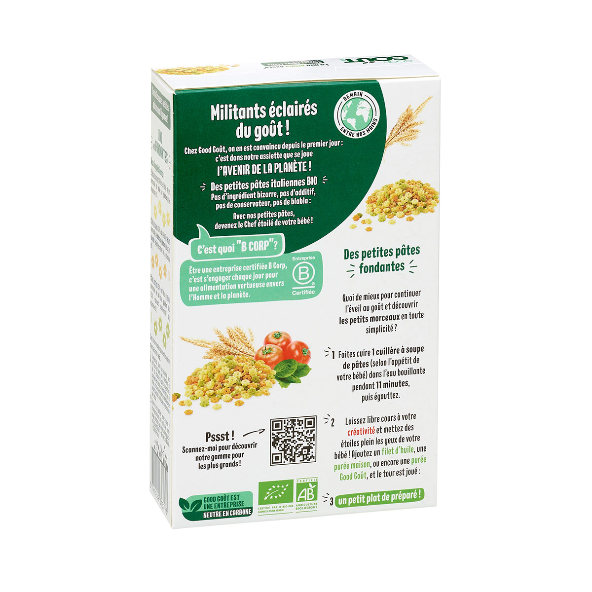 Good gout - გუდ გოუტი სამფეროვანი მაკარონი ბოსტნეულით 250 გრ 3798 2