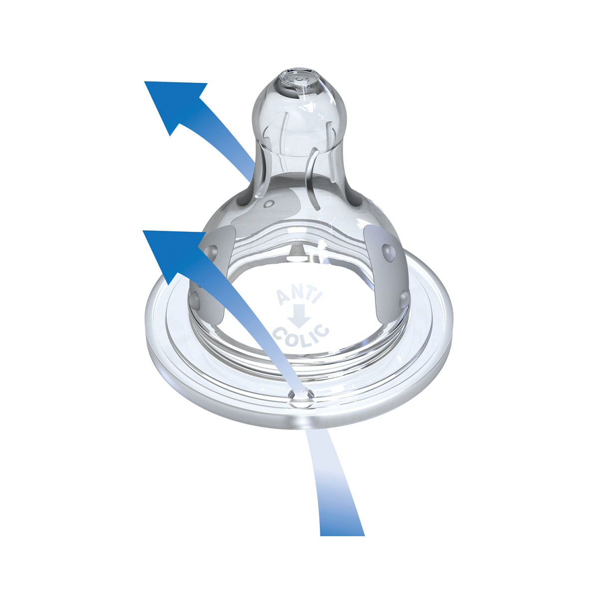 Dodie - დოძიე საწოვარა AC ფართო ყელით 6+ თვე N3 6361 2