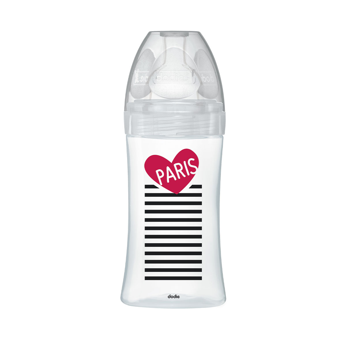 Dodie - დოძიე შუშის ბოთლი AC 0-6 თვე 270 მლ N2 6804