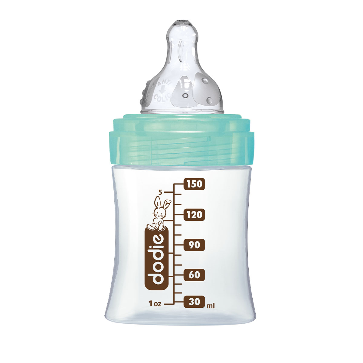 Dodie - დოძიე შუშის ბოთლი AC 0-6 თვე 150 მლ N1 7047 2
