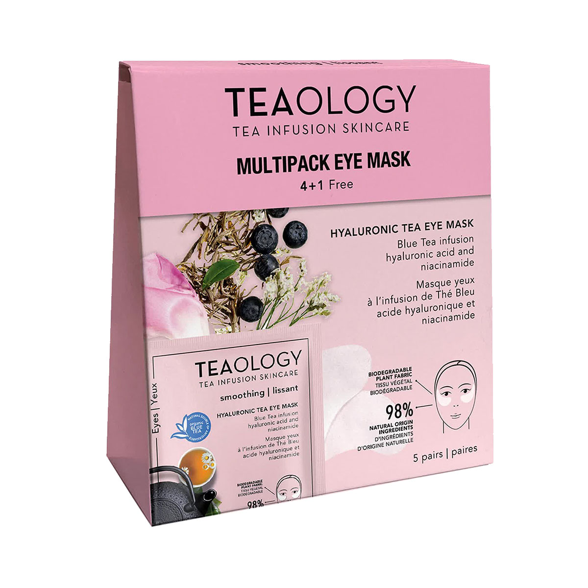 Teaology - თიოლოჯი Hyaluronic თვალის ნიღაბი 5X5მლ 2531