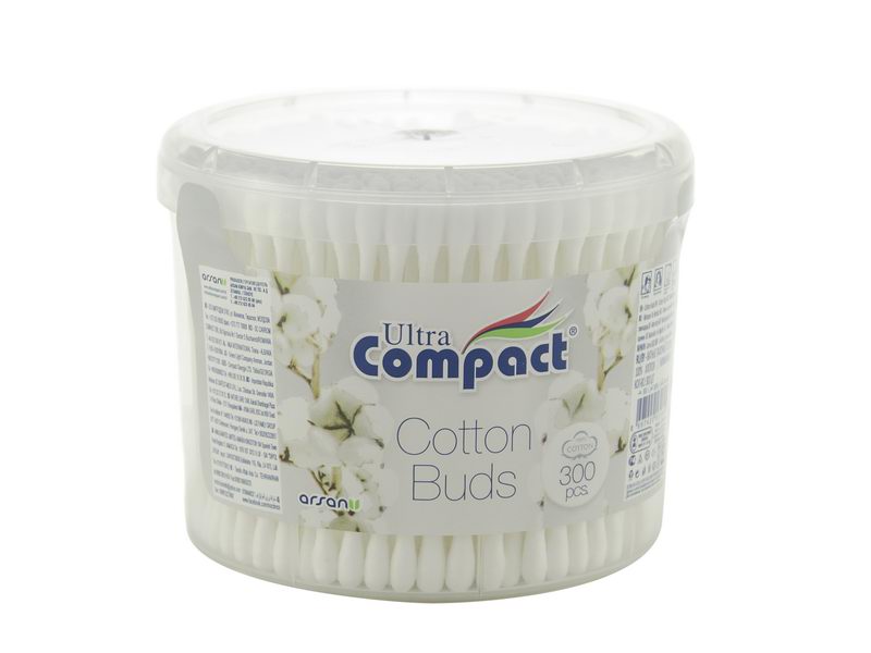 Ultra Compact - ულტრა კომპაქტი ყურის ჩხირი 300 ცალი 1805