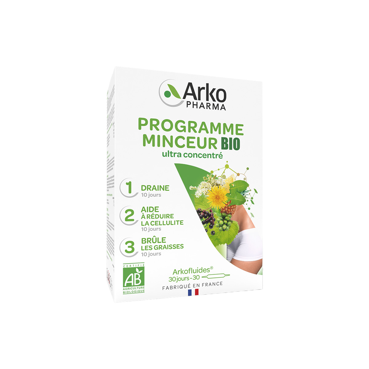 არკოფლუიდი გასახდომი პროგრამა 30 ამპულა არკოფარმა - Arkopharma