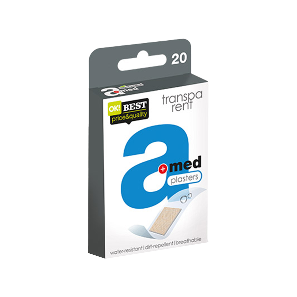 ლეიკო AMED “Transparent“ 20 ცალი მედრული - Medrull