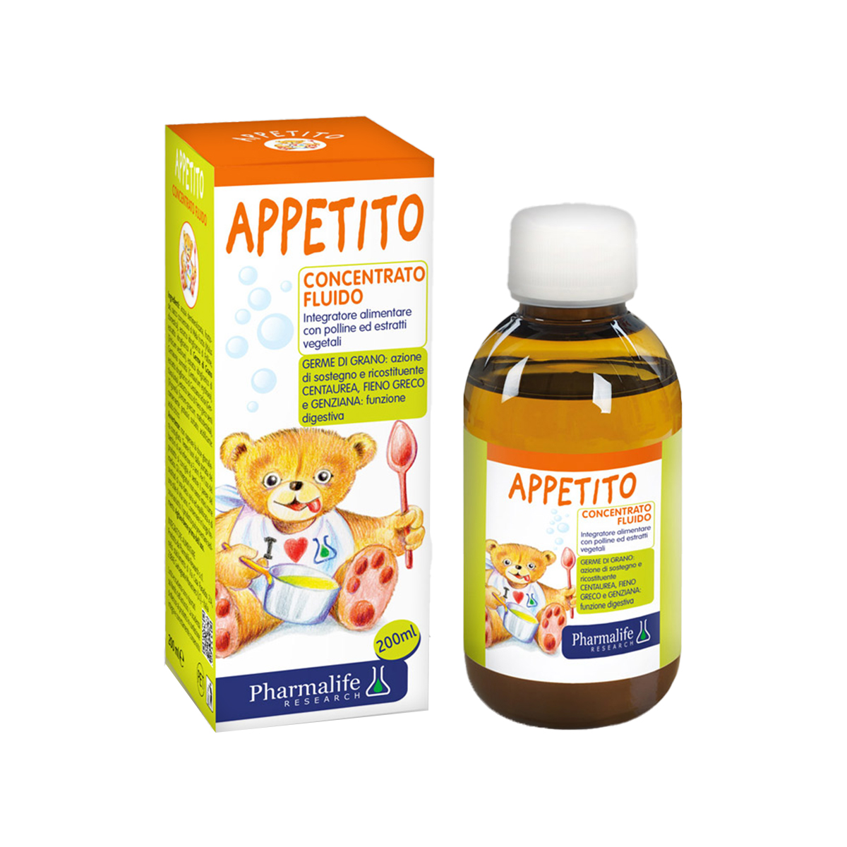 ფარმალაიფი აპეტიტო -Pharmalife Appetito 200 მლ სიროფი