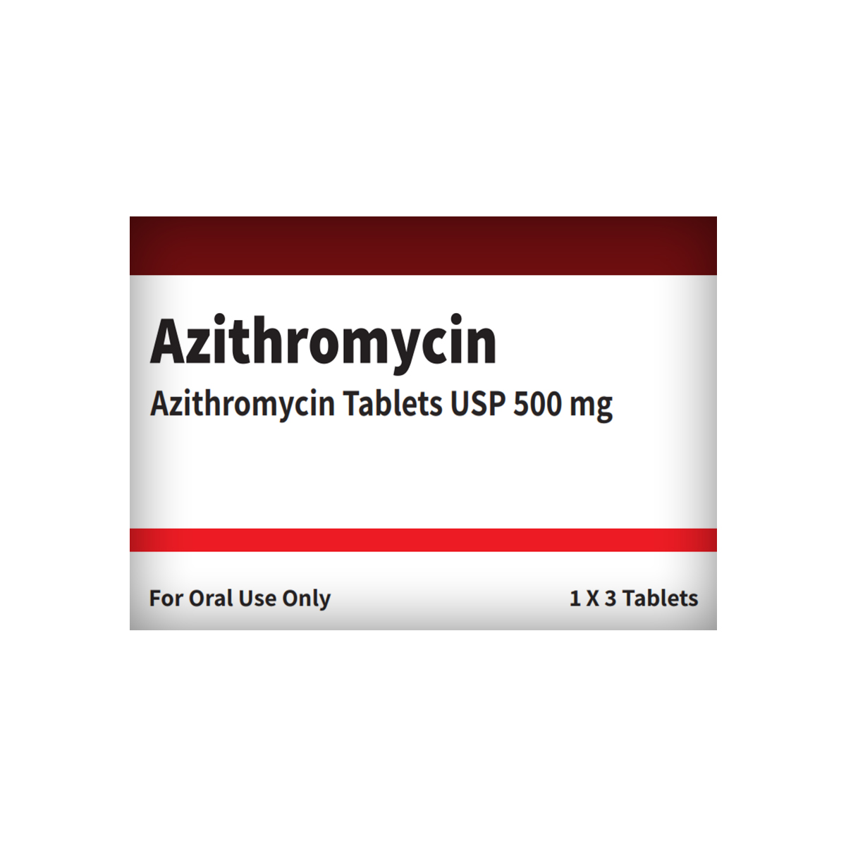 აზითრომიცინი - Azithromycin USP 500 მგ 3 ტაბლეტი