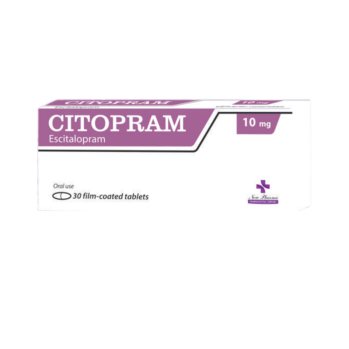 Citopram - ციტოპრამი 10მგ 30 ტაბლეტი