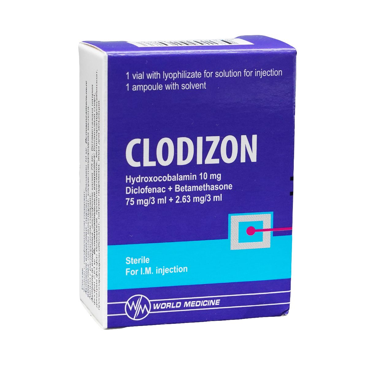 Clodizon - კლოდიზონი 10მგ ფლაკონი და 3მლ ამპულა