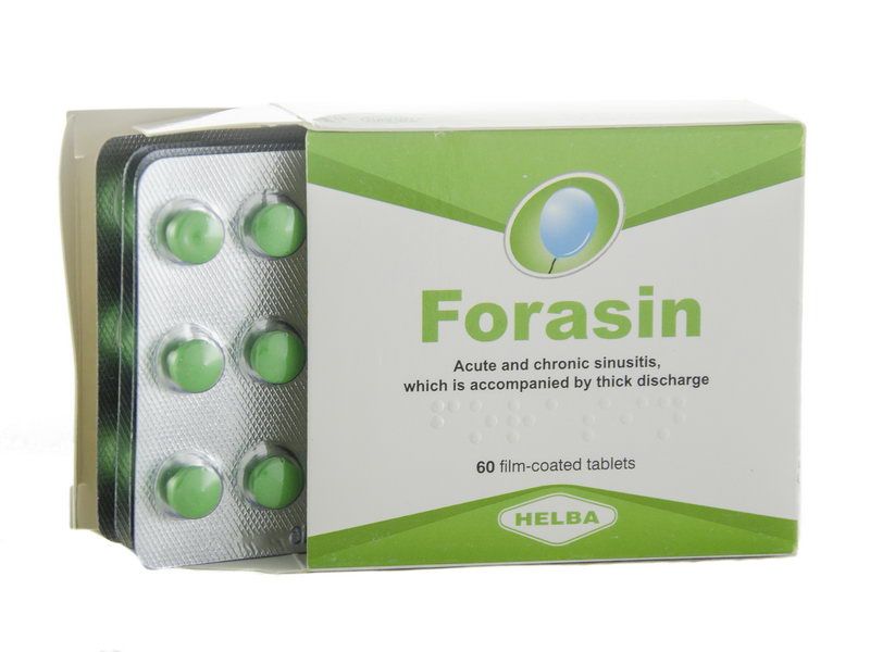 Forasin - ფორასინი 60 ტაბლეტი - ყველაზე დაბალ ფასად