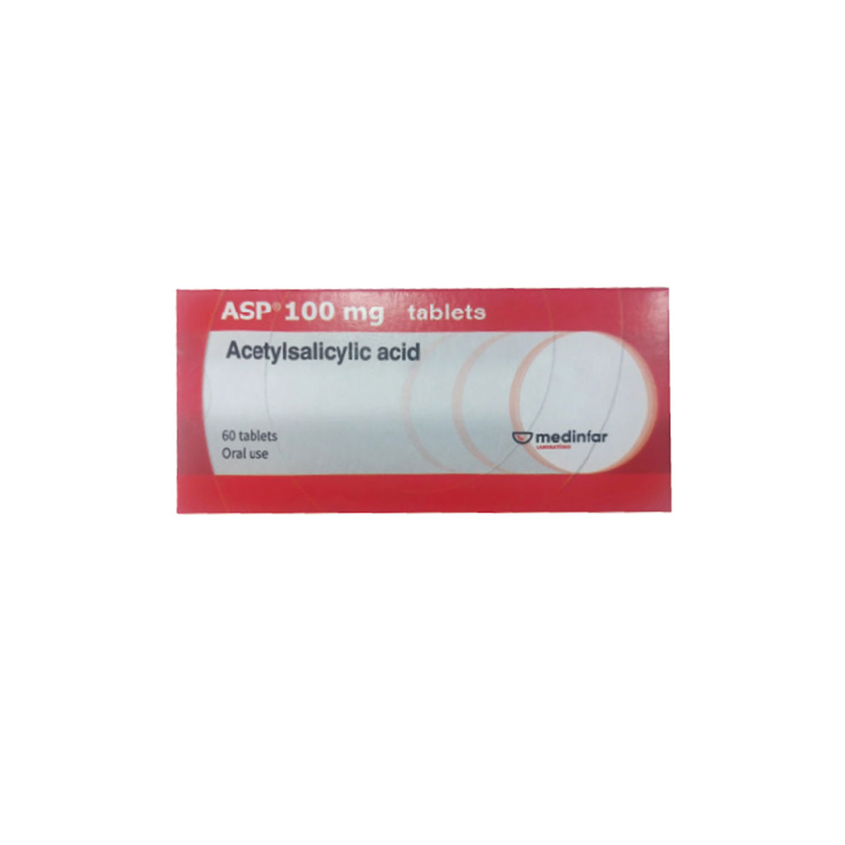 ასპი - ASP 100 100მგ 60 ტაბლეტი