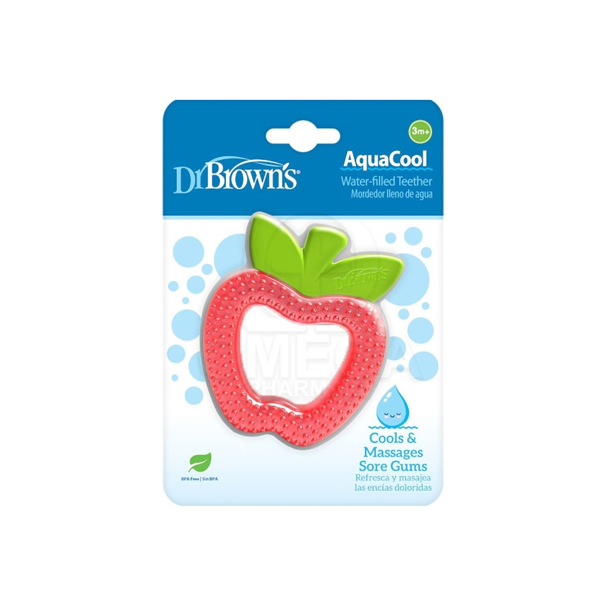 ღრძილების მასაჟორი ვაშლი 2865 დოქტორ ბრაუნი - DrBrowns