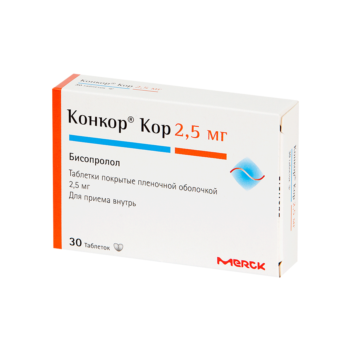 Concor Cor - კონკორ კორი 2.5მგ 30 ტაბლეტი