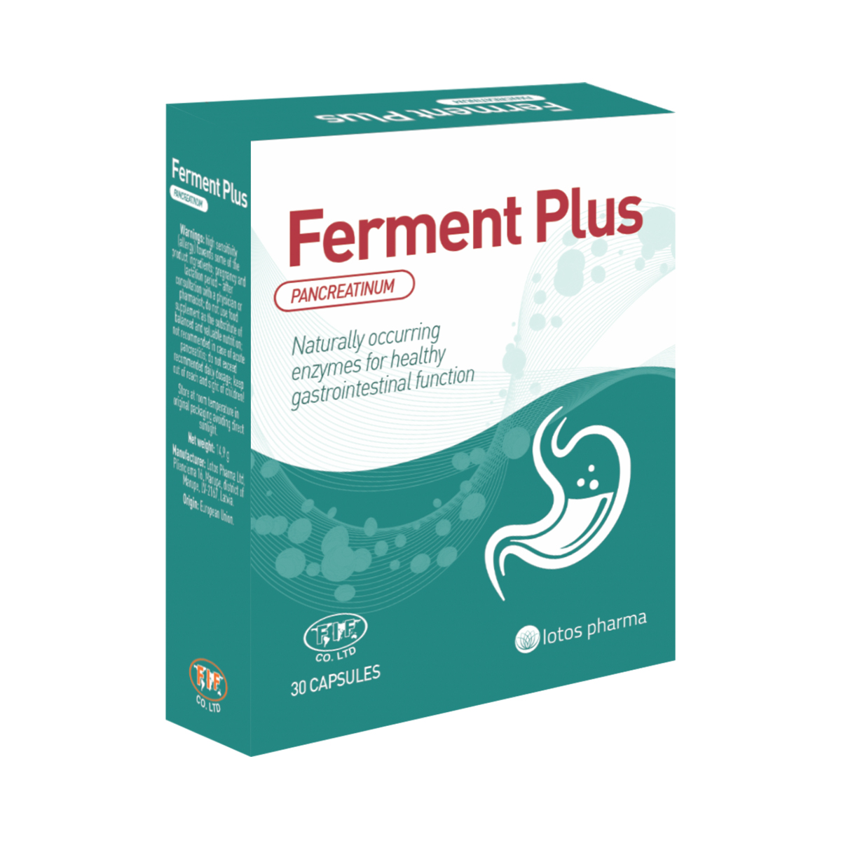 ფერმენტ პლუსი - Ferment Plus  N30 კაფსულა