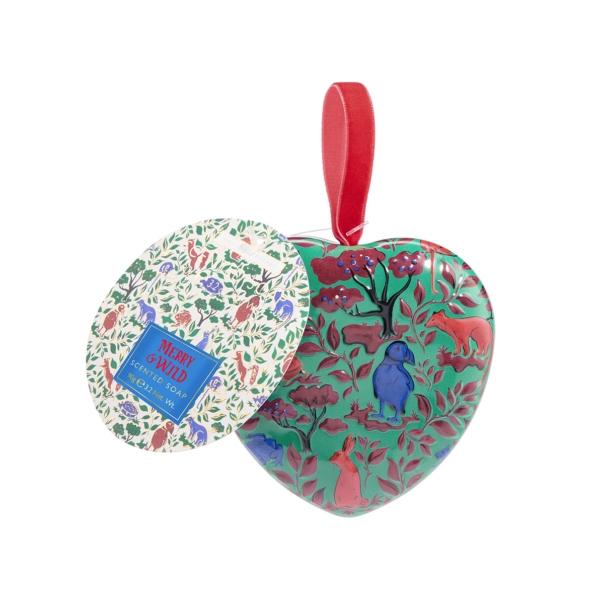 საპონი გულის ყუთით Merry and Wild  90 გ 8585 ჰესკოტი და აივორი - Heathcote & Ivory