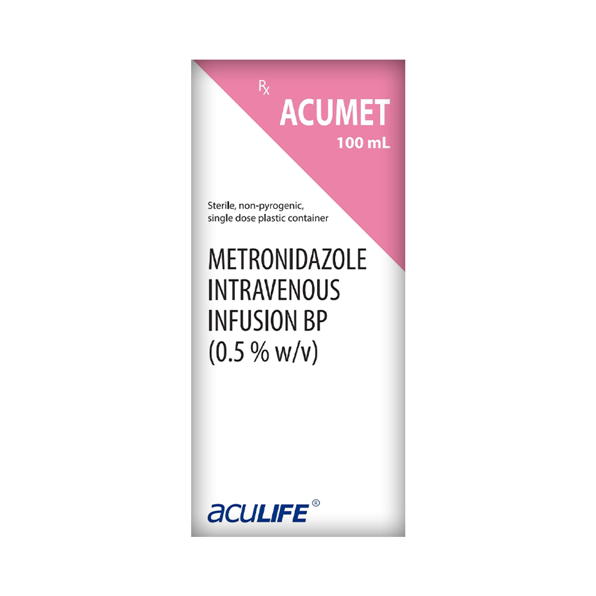 აკუმეტი - Acumet საინფექციო ხსნარი 5მგ/მლ 100მლ