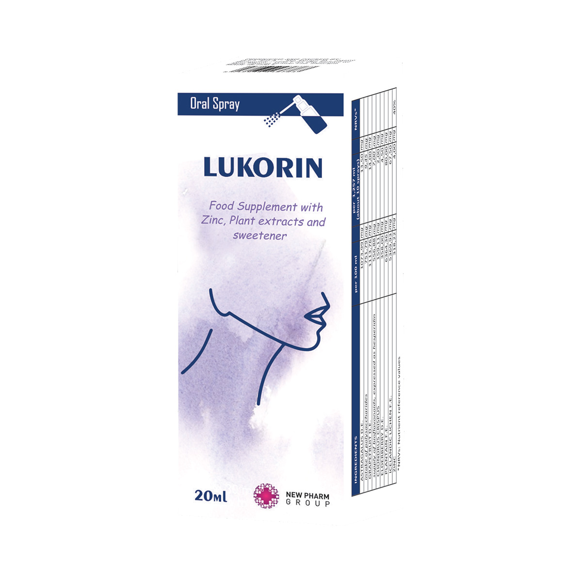 ლუკორინი - Lukorin ორალური სპრეი 20მლ