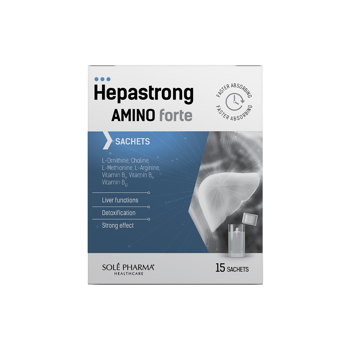 ჰეპასტრონგ - Hepastrong ამინო ფორტე საშუალო 15 ცალი