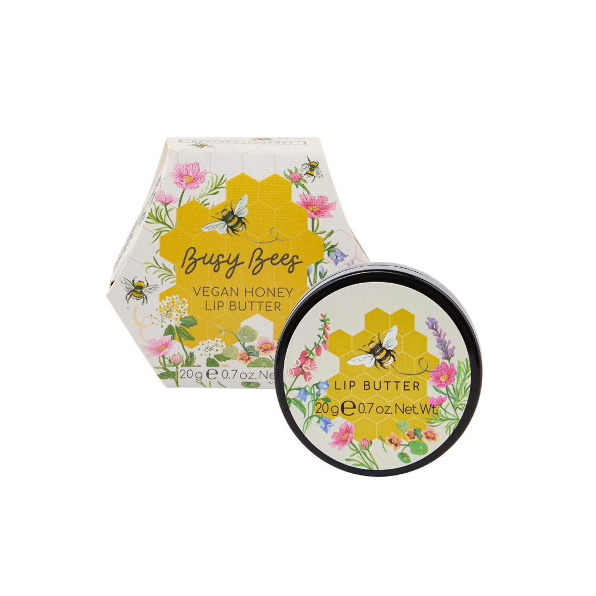 Heathcote And Ivory - ჰესკოტი და აივორი Busy Bees ტუჩის კარაქი 20 მლ 4808