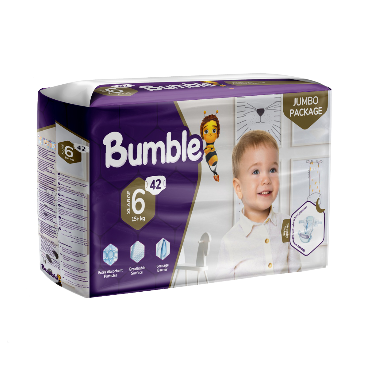 Bumble Baby - ბამბლ ბეიბი ბავშვის საფენი 15+კგ 42 ცალი 5483
