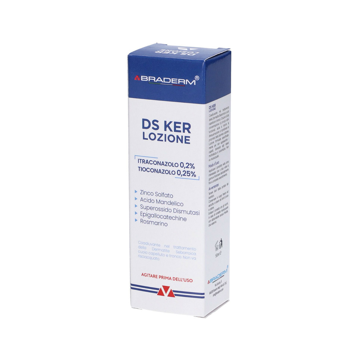 DS Ker ლოსიონი 50მლ ბრადერმი - Braderm