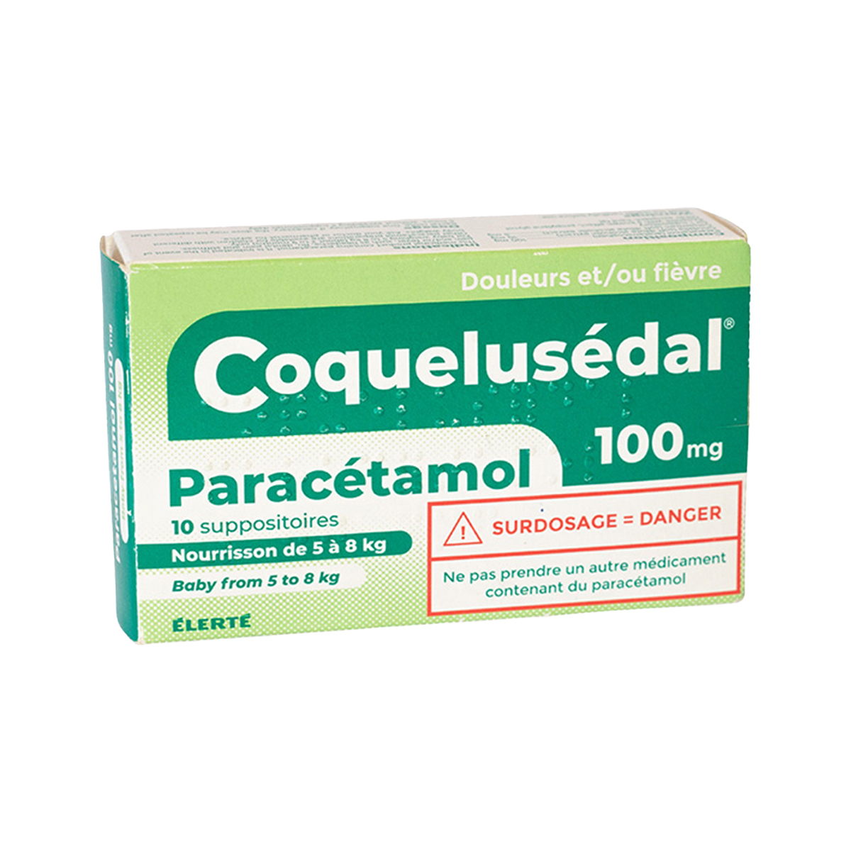 Paracetamol - პარაცეტამოლი 100მგ კოკლუსედალი 10 სუპოზიტორია