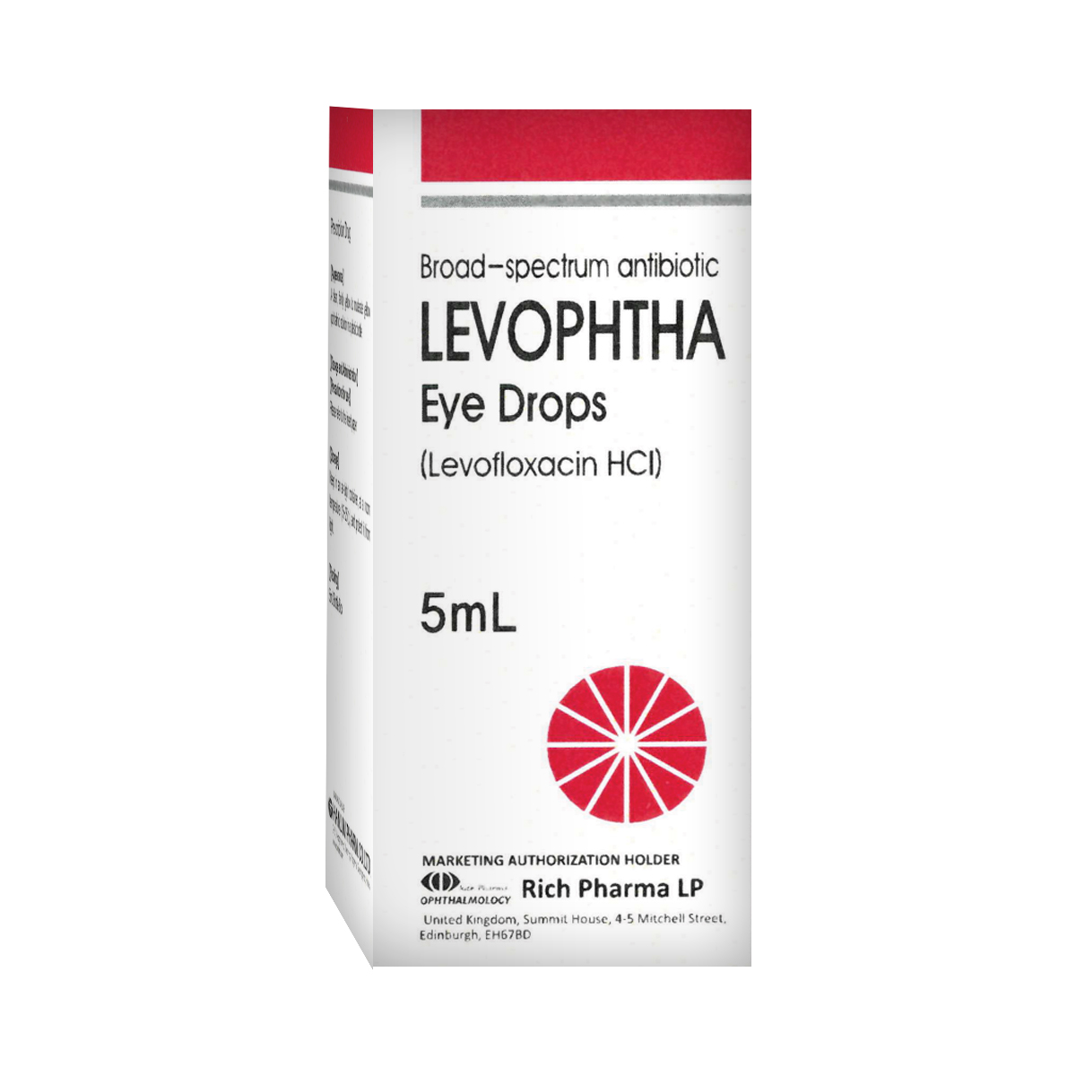 ლევოფტა - Levofta თვალის წვეთები 5მგ/მლ 5მლ  2