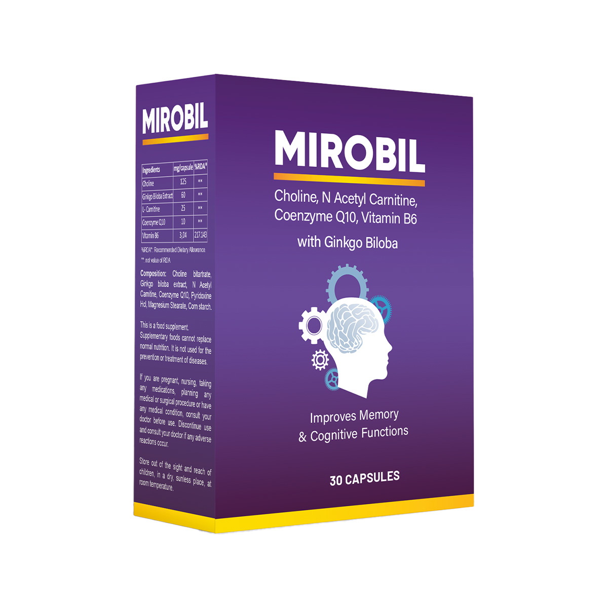 Mirobil - მირობილი 30 კაფსულა