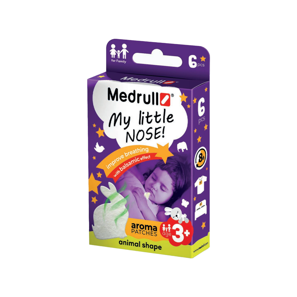 ლეიკო My little Nose Animal 6 ცალი  მედრული - Medrull