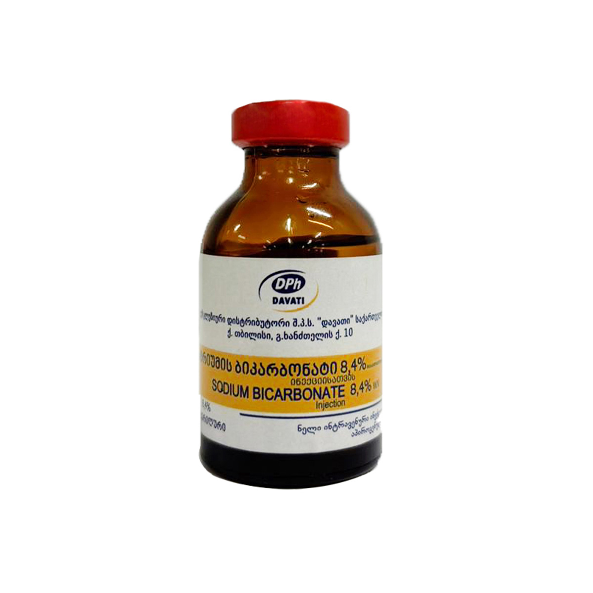 ნატრიუმის ბიკარბონატი - Sodium bicarbonate 8.4% 20მლ