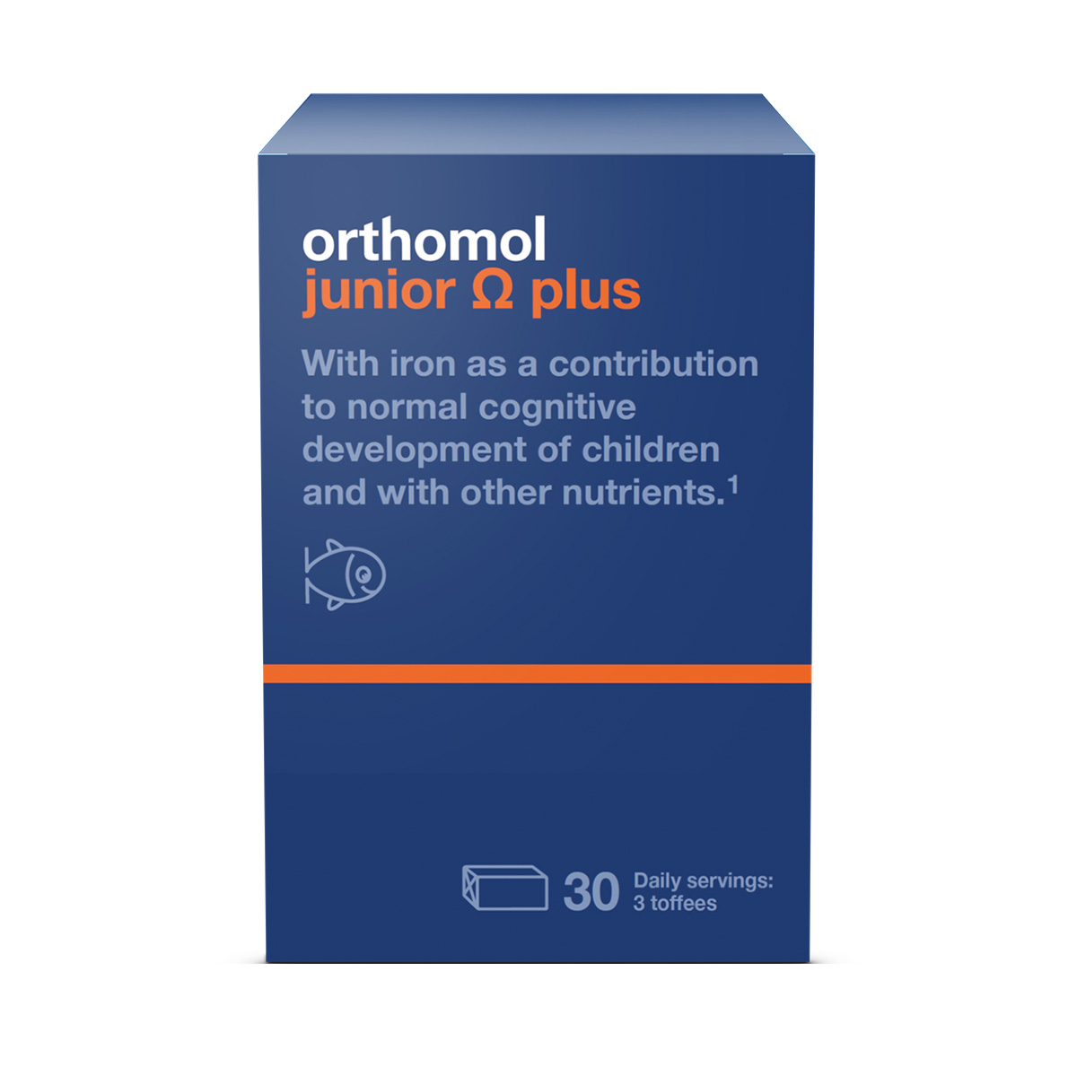 ჯუნიორი ომეგა პლიუსი 90 საღეჭი ტაბლეტი ორთომოლი - Orthomol