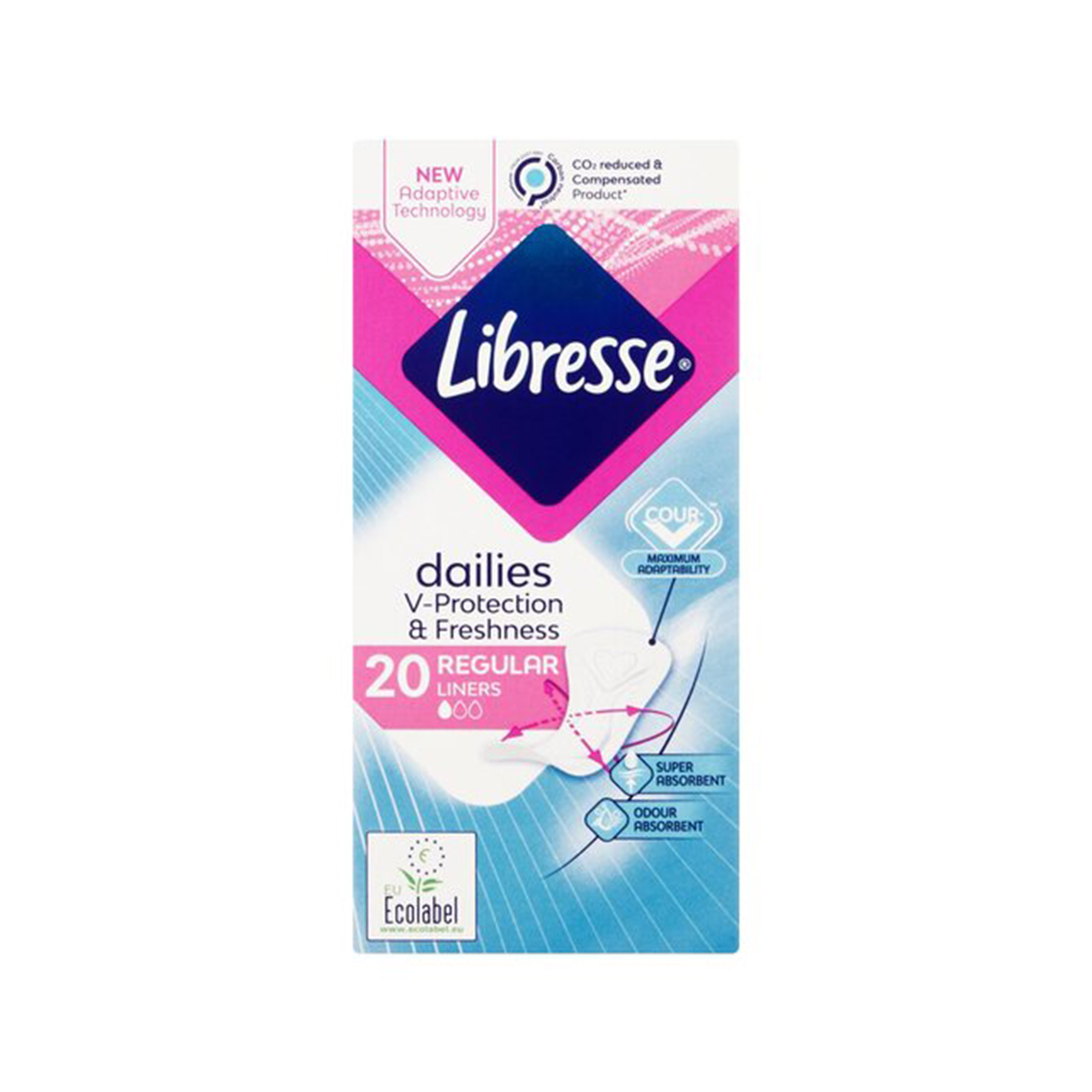 Libresse - ლიბრესი ყოველდღიური ნორმალი 20 ცალი 7445