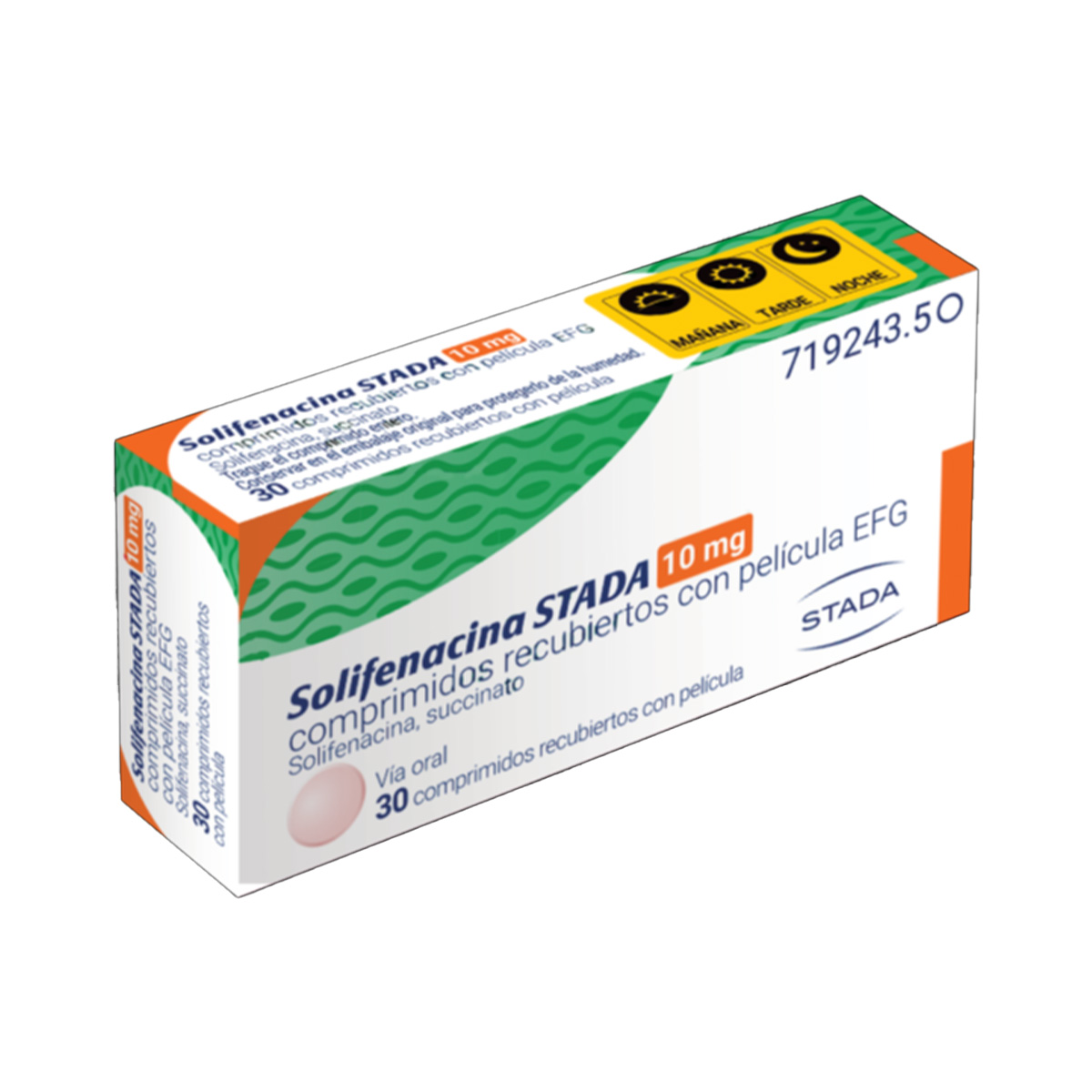 სოლიფენაცინი შტადა - Solifenacina STADA 10მგ 30 ტაბლეტი