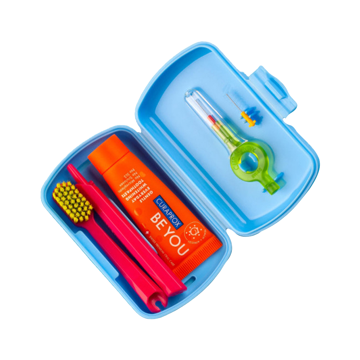 სამოგზაურო ნაკრები ლურჯი 9879 კურაპროქსი - Curaprox