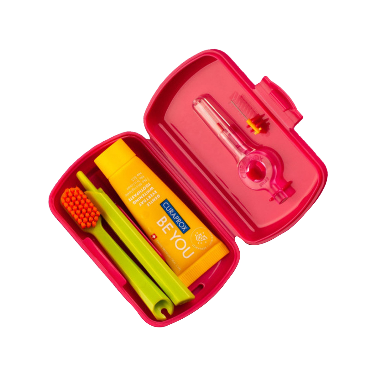 სამოგზაურო ნაკრები წითელი 9916 კურაპროქსი - Curaprox