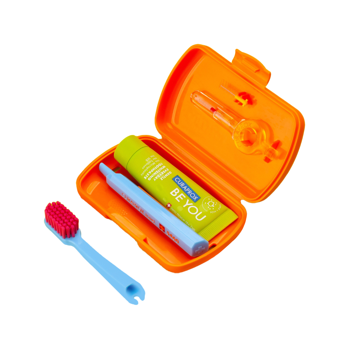 სამოგზაურო ნაკრები, სტაფილოსფერი 9893 კურაპროქსი - Curaprox