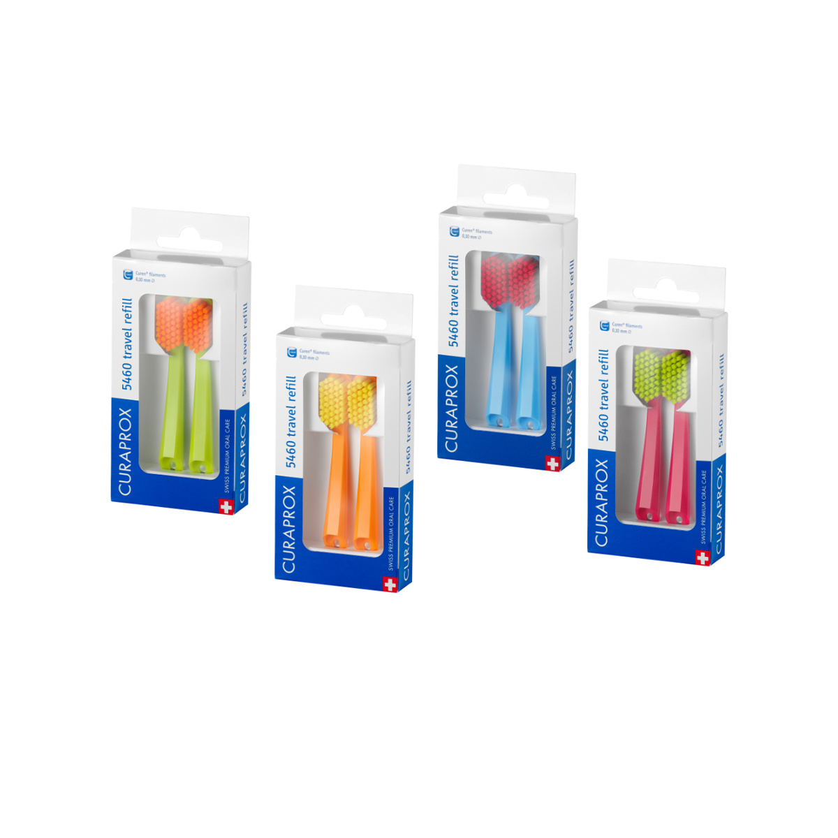 CS 5460 სამოგზაურო ჯაგრისის 2 თავი 9237 კურაპროქსი - Curaprox